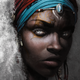 The cover to the novel Children of Virtue & Vengeance, showing the main character Zélie Adebola.